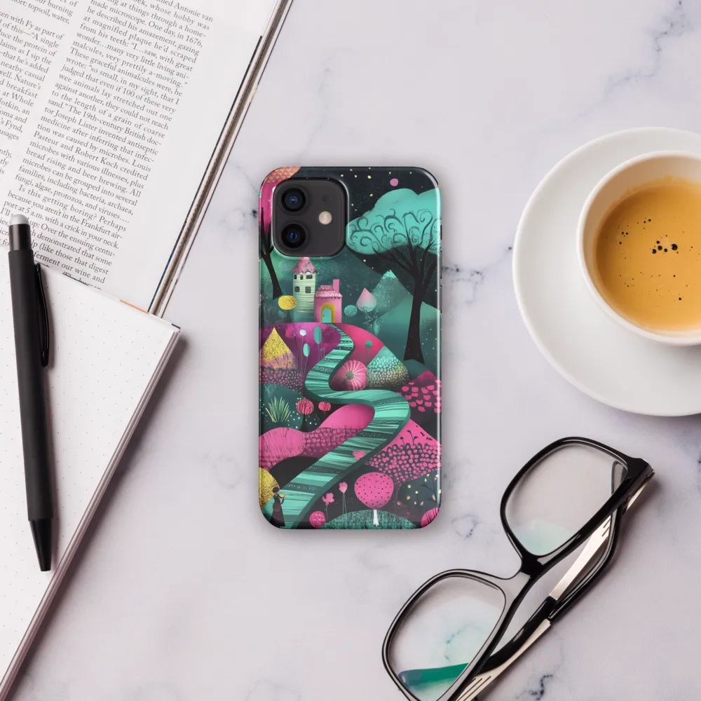 Whimsical Journey through Colorful Lands | Phone Case |  12 | Snap Case | Glossy