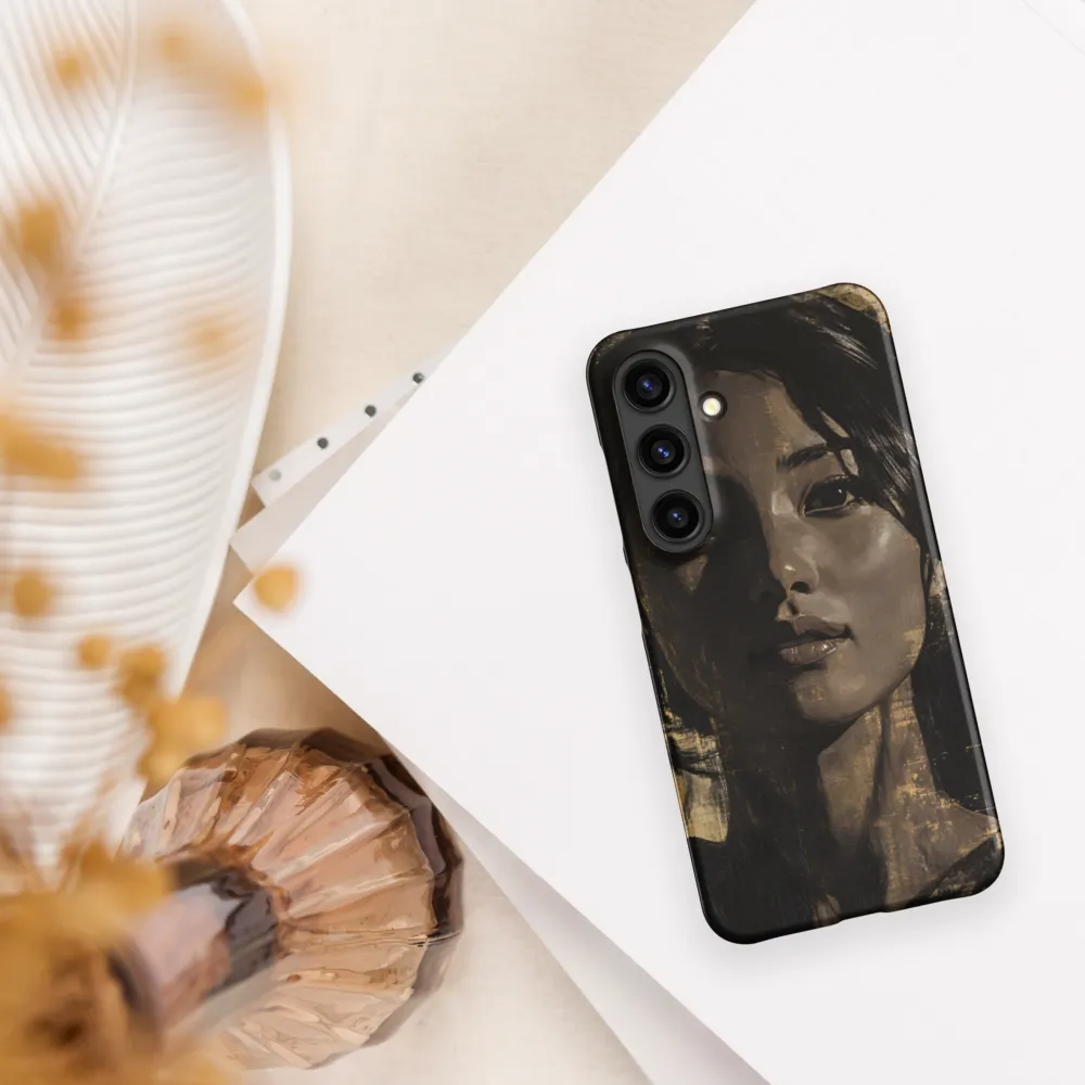 Golden Gaze: A Contemporary Portrait