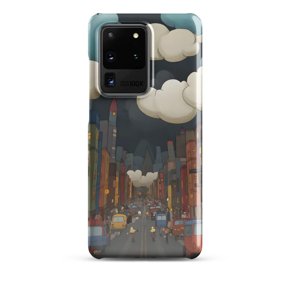 Urban Symphony: A City Awakens at Dusk | Phone Case |  S20 Ultra | Snap Case | Glossy