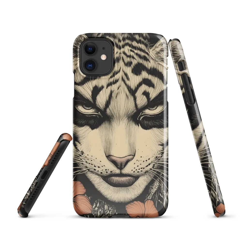Feline Majesty: The Human-Leopard Connection | Phone Case |  11 | Snap Case | Glossy