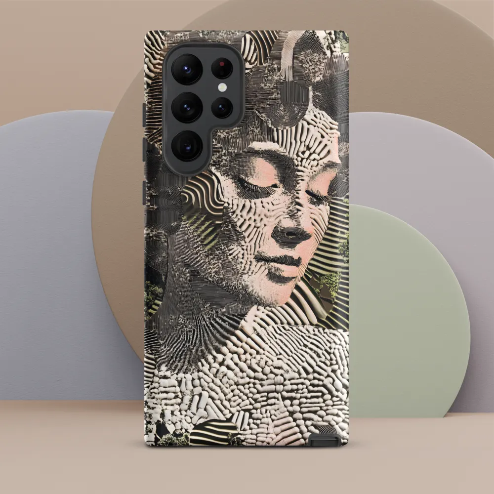 Ethereal Blend of Nature and Humanity | Phone Case |  S22 Ultra | Tough Case | Matte