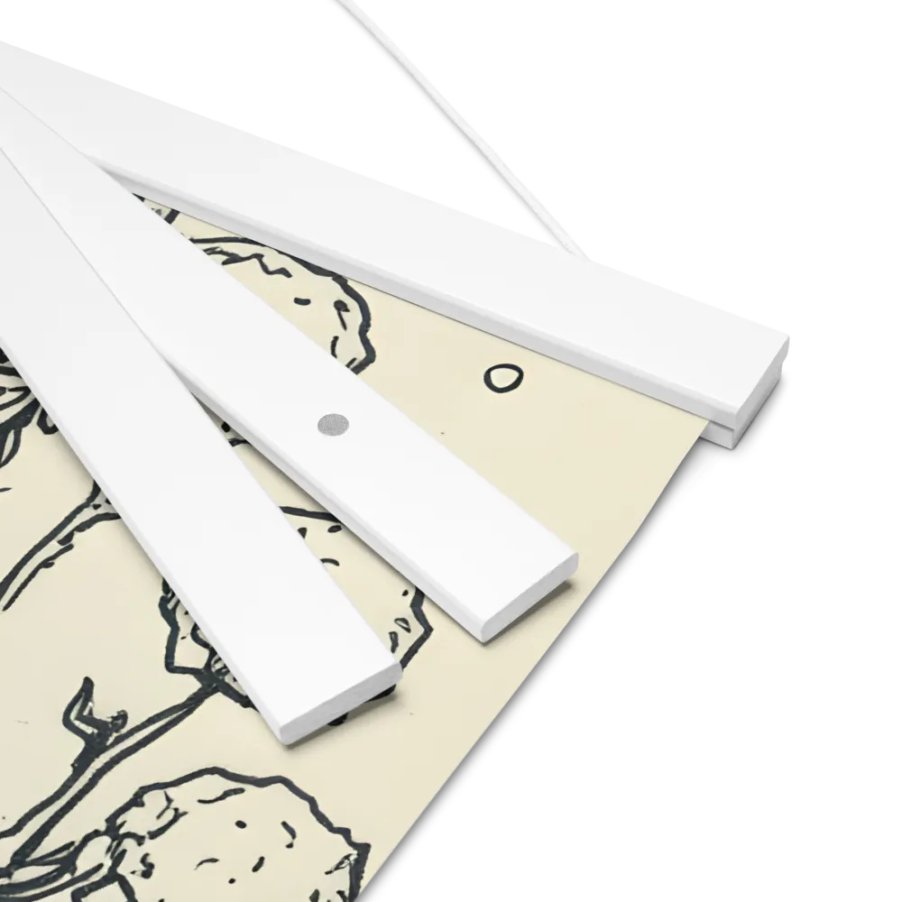 A Young Guardian of Nature | Poster With White Wood Hanger | 16″×16″