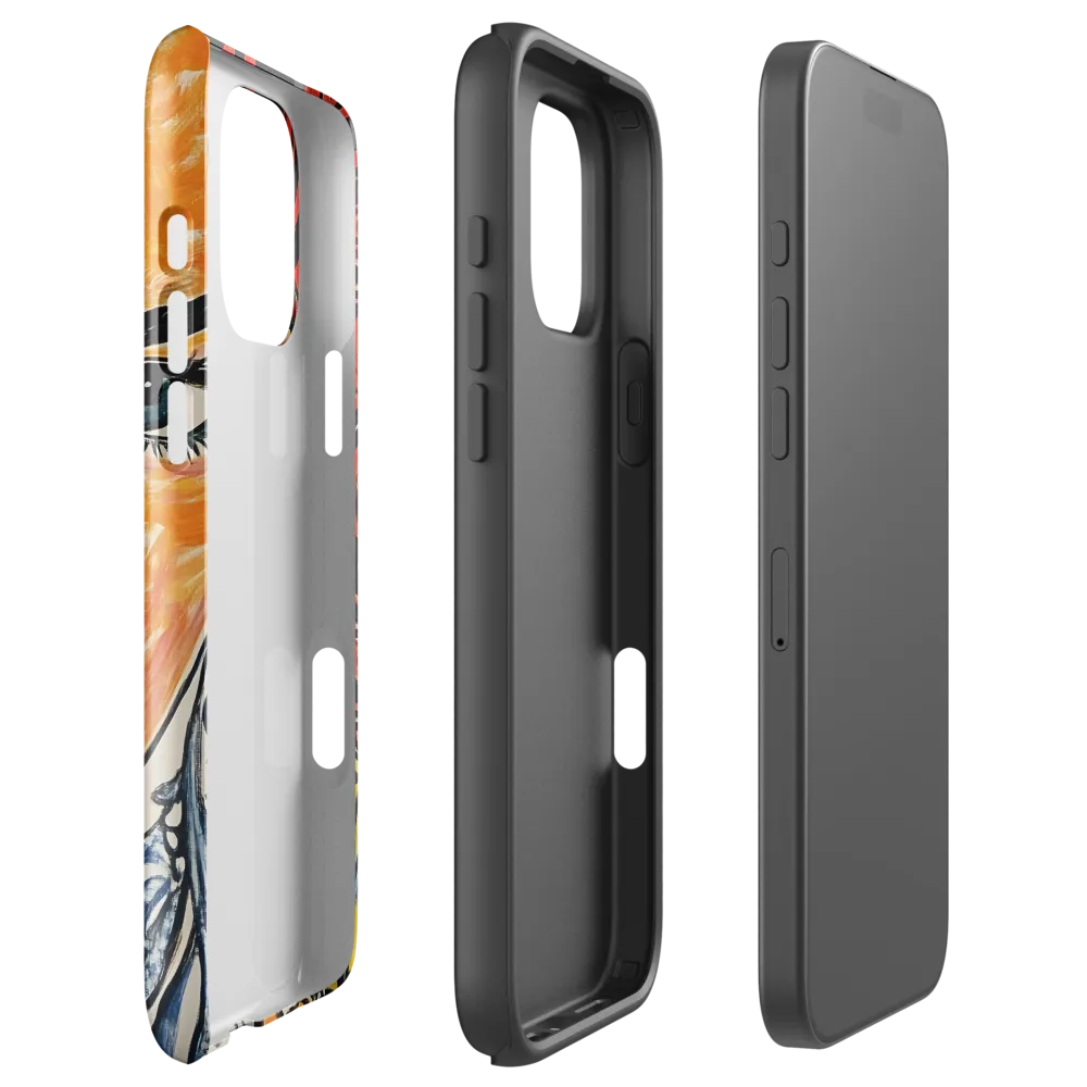 Fiery Elegance | Phone Case |  16 Pro Max | Tough Case | Glossy