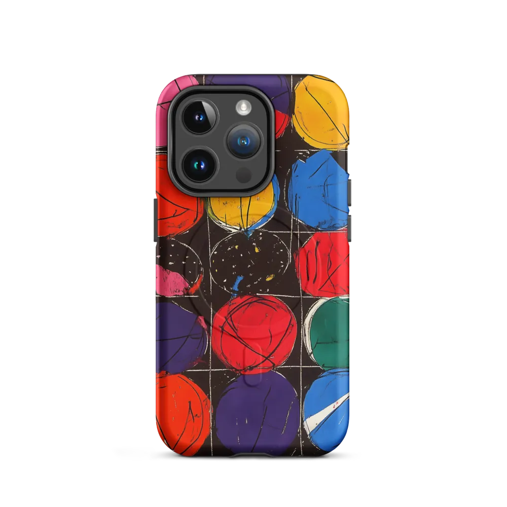 Colorful Circles in Abstract Harmony