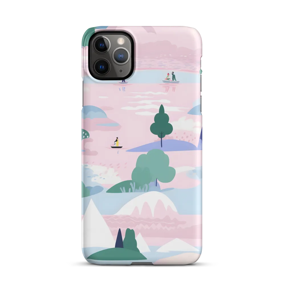 Whimsical Reflections: A Journey Through Landscapes | Phone Case |  11 Pro Max | Snap Case | Matte