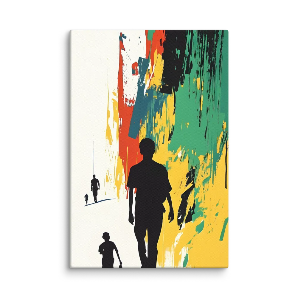 Journey of Silhouettes | Canvas | 8″×12″