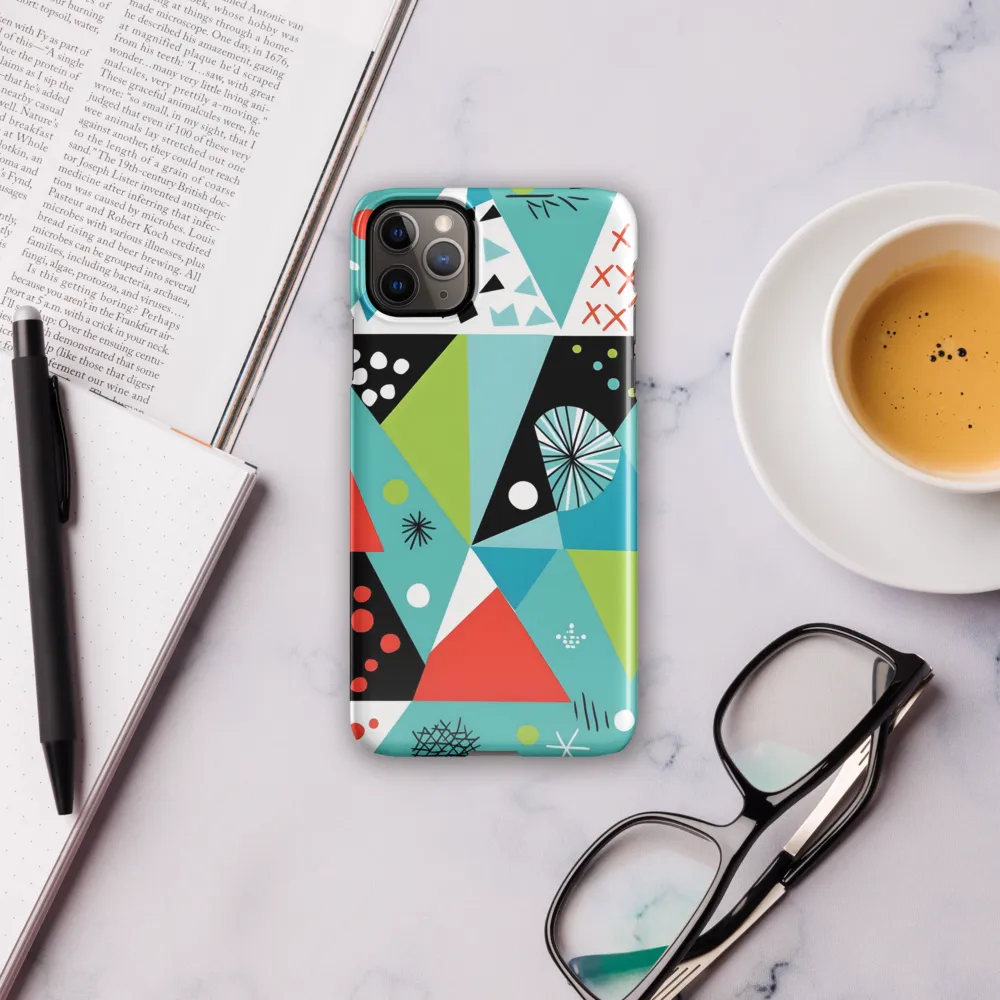 Playful Geometric Harmony | Phone Case |  11 Pro Max | Snap Case | Glossy