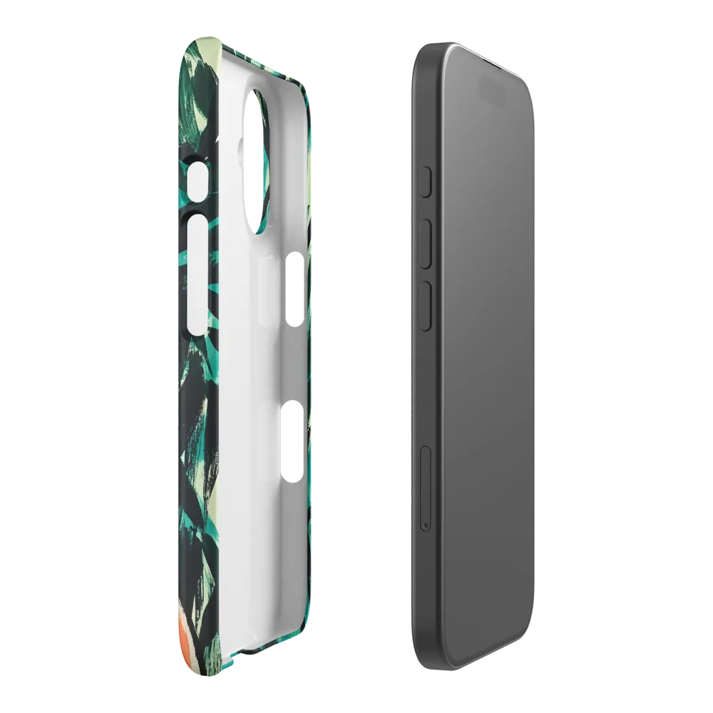 Curious Giraffe in Lush Greenery | Phone Case |  16 | Snap Case | Matte