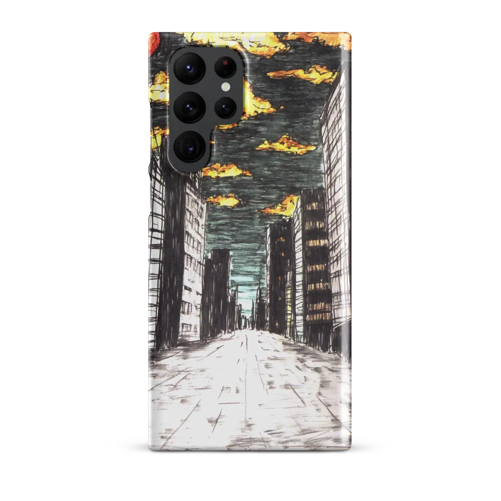 Eclipsed Cityscape