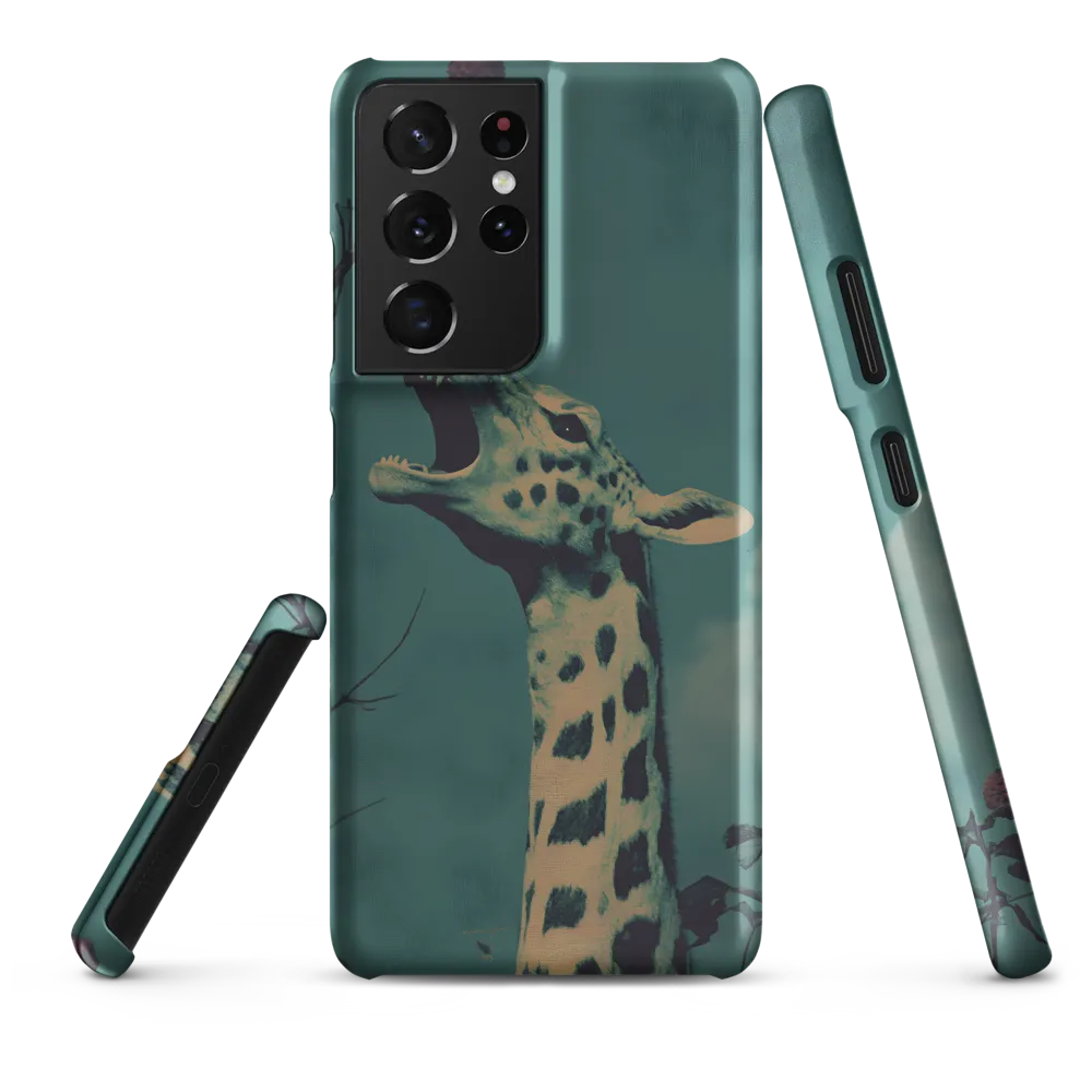 Whispers of the Tall: A Surreal Giraffe Encounter