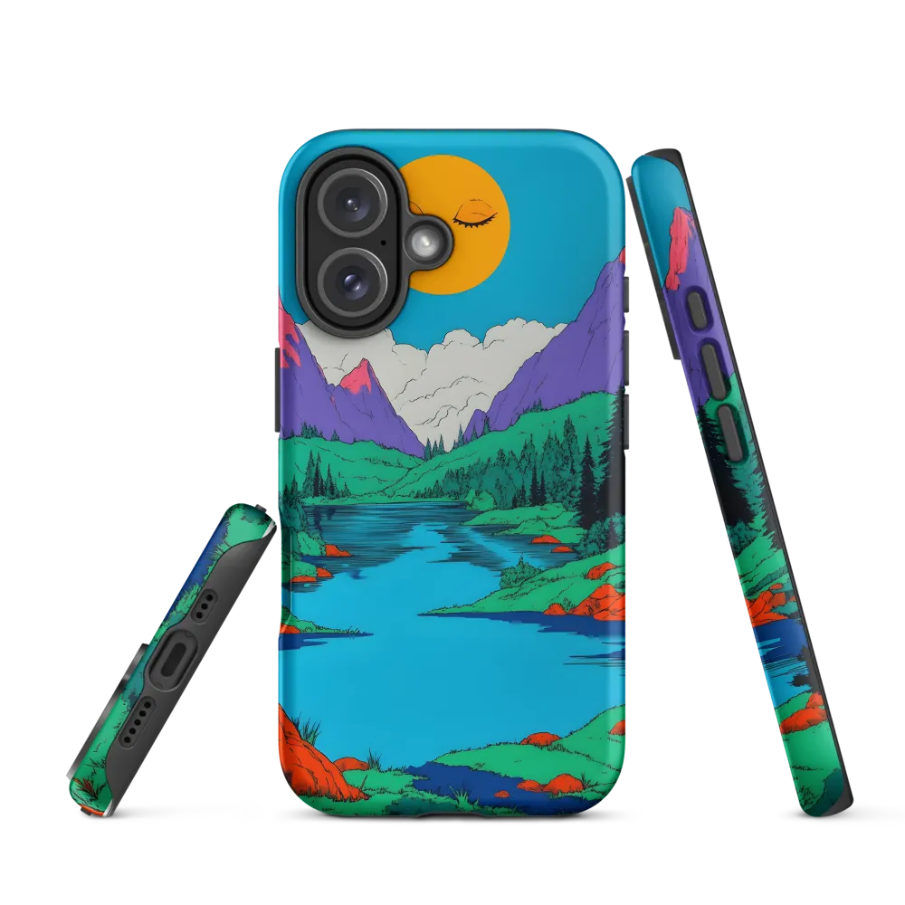 Whimsical Serenity in Vibrant Colors | Phone Case