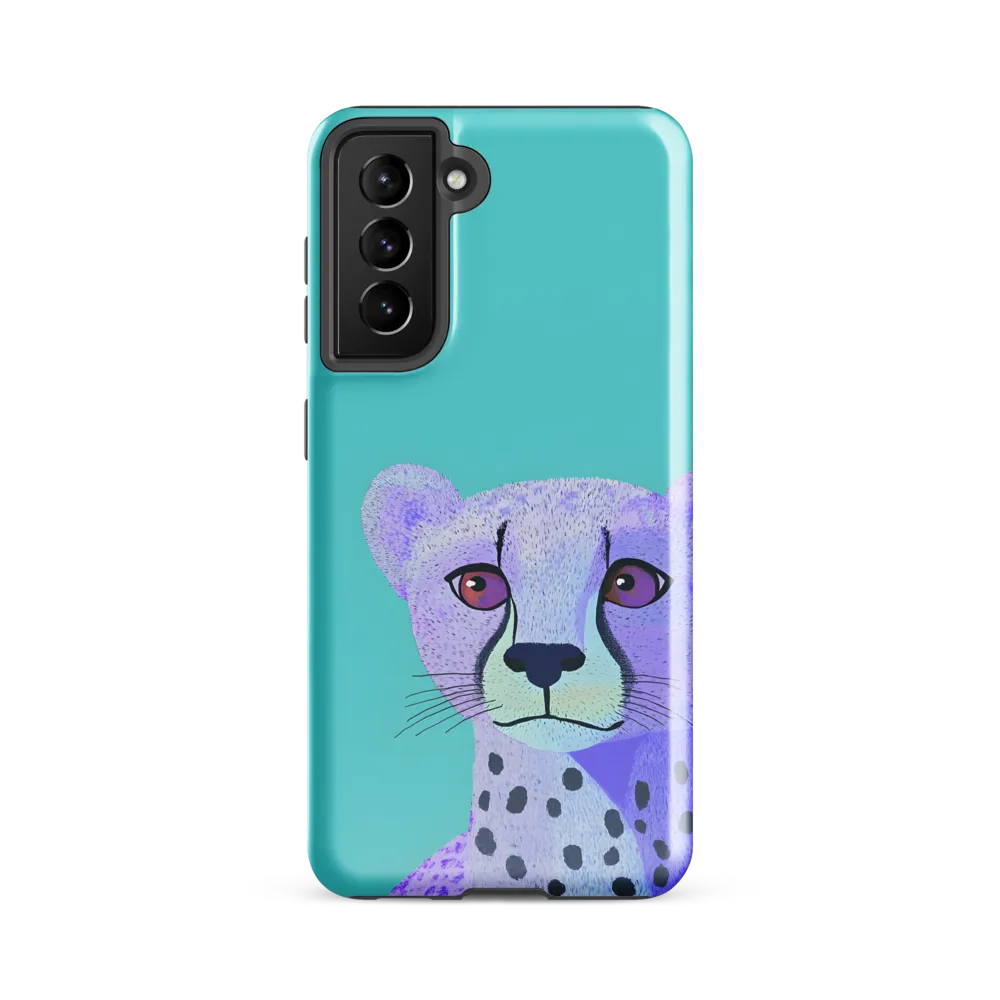 Curious Cheetah | Phone Case |  S21 FE | Tough Case | Glossy