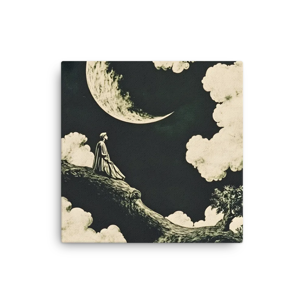 Whispers of the Moon | Thin Canvas | 12″×12″