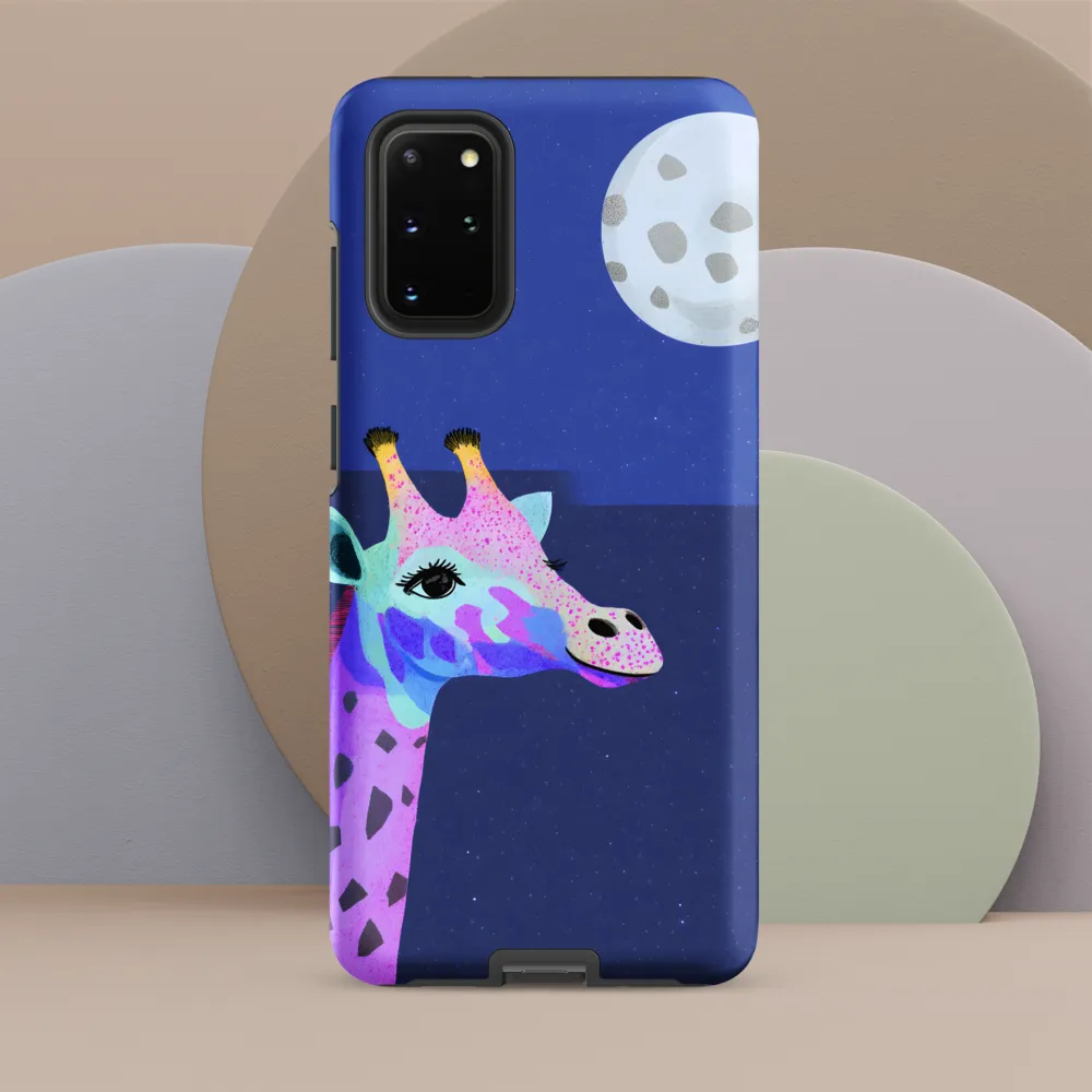 Whimsical Giraffe Under the Stars