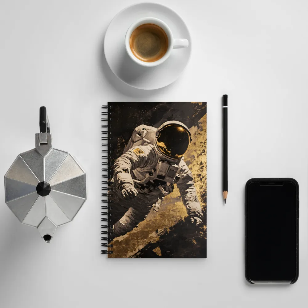 Beyond the Stars: An Astronaut's Journey | Spiral Notebook