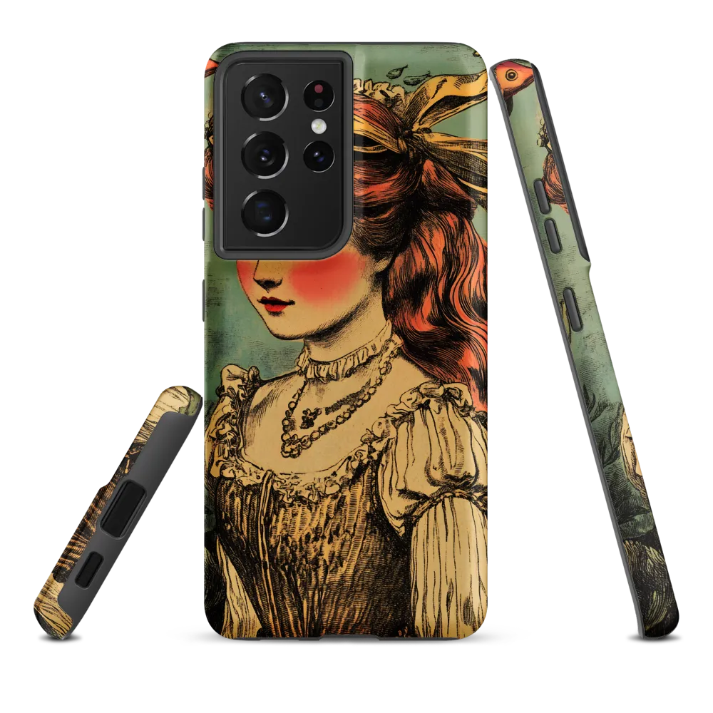 Elegance Beneath the Waves | Phone Case |  S21 Ultra | Tough Case | Matte
