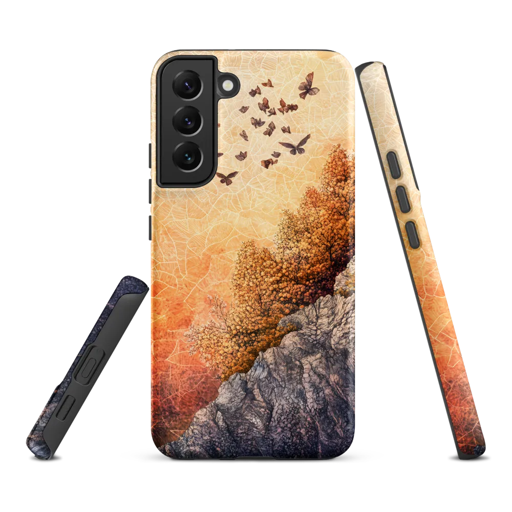 Fluttering Dreams of Serenity | Phone Case |  S22 Plus | Tough Case | Matte