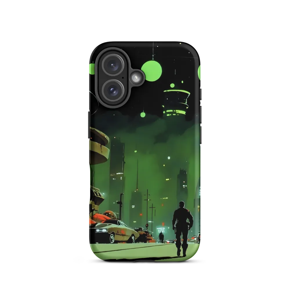 Echoes of a Cyberpunk City | Phone Case