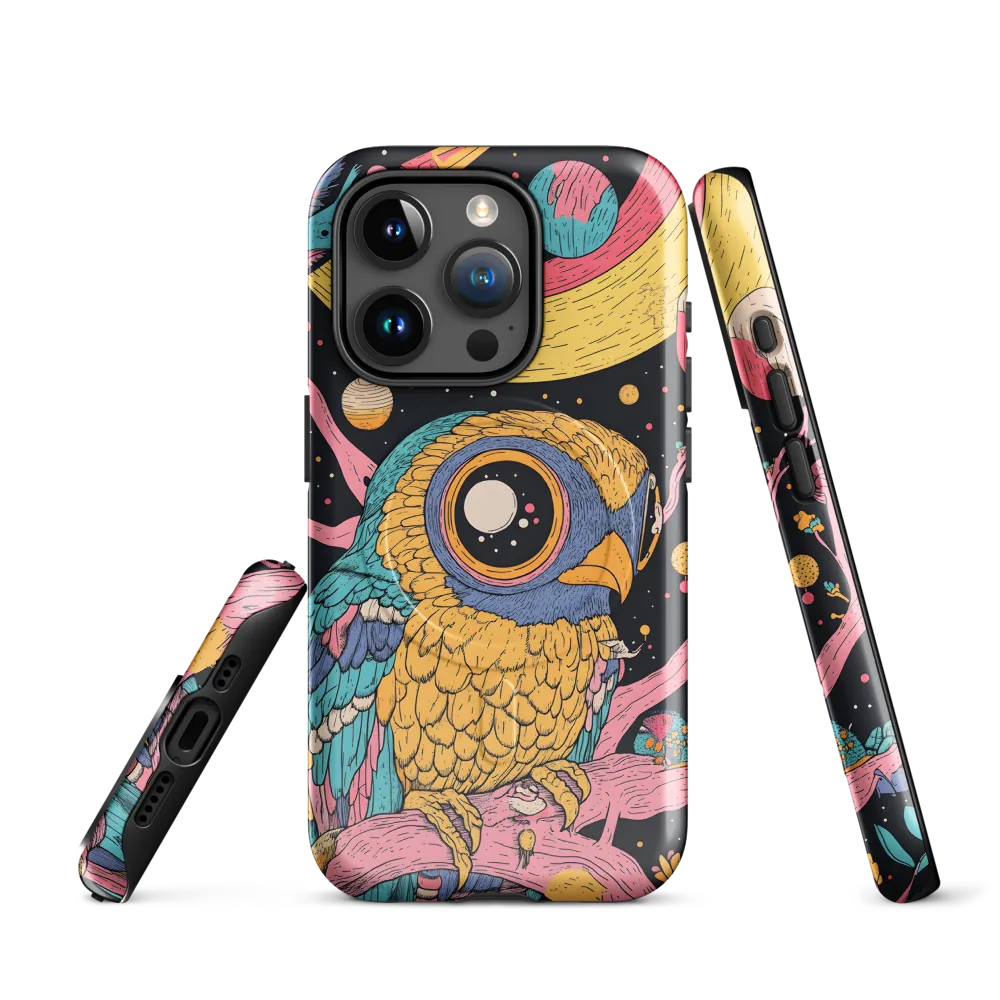 Whimsical Cosmic Owl
