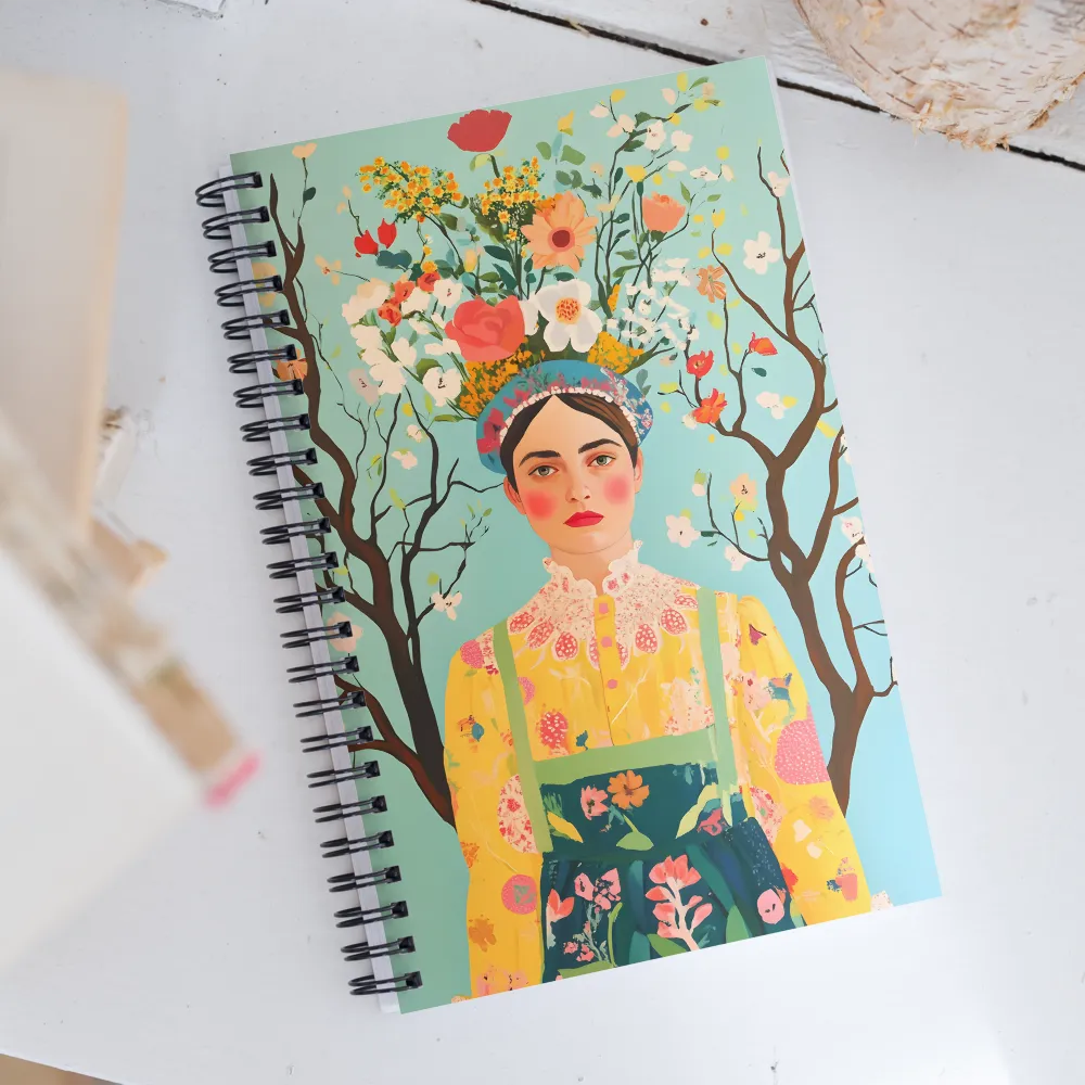 Blooming Portrait of Nature | Spiral Notebook