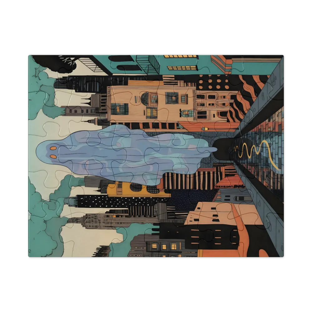 Canal Sentinel 
 Jigsaw Puzzle in Tin Box