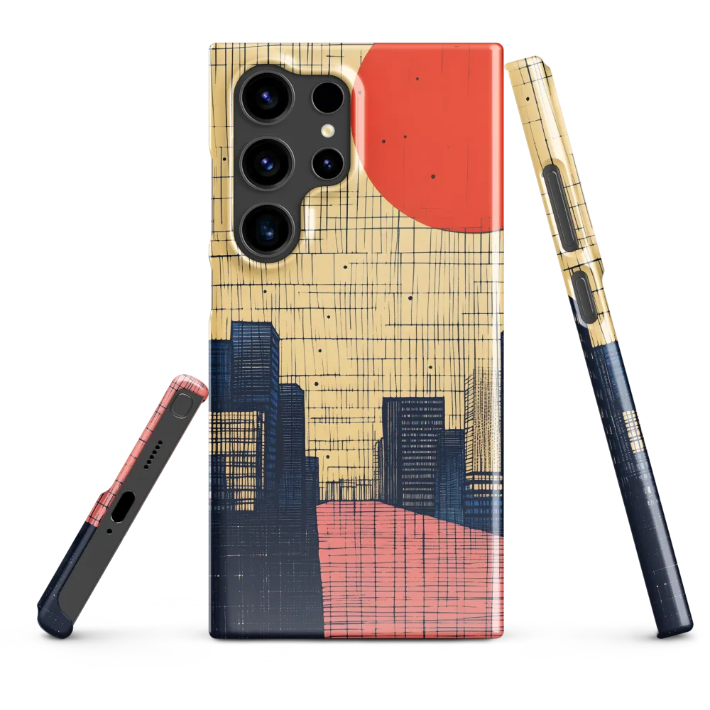 Urban Echoes: A Minimalist Cityscape