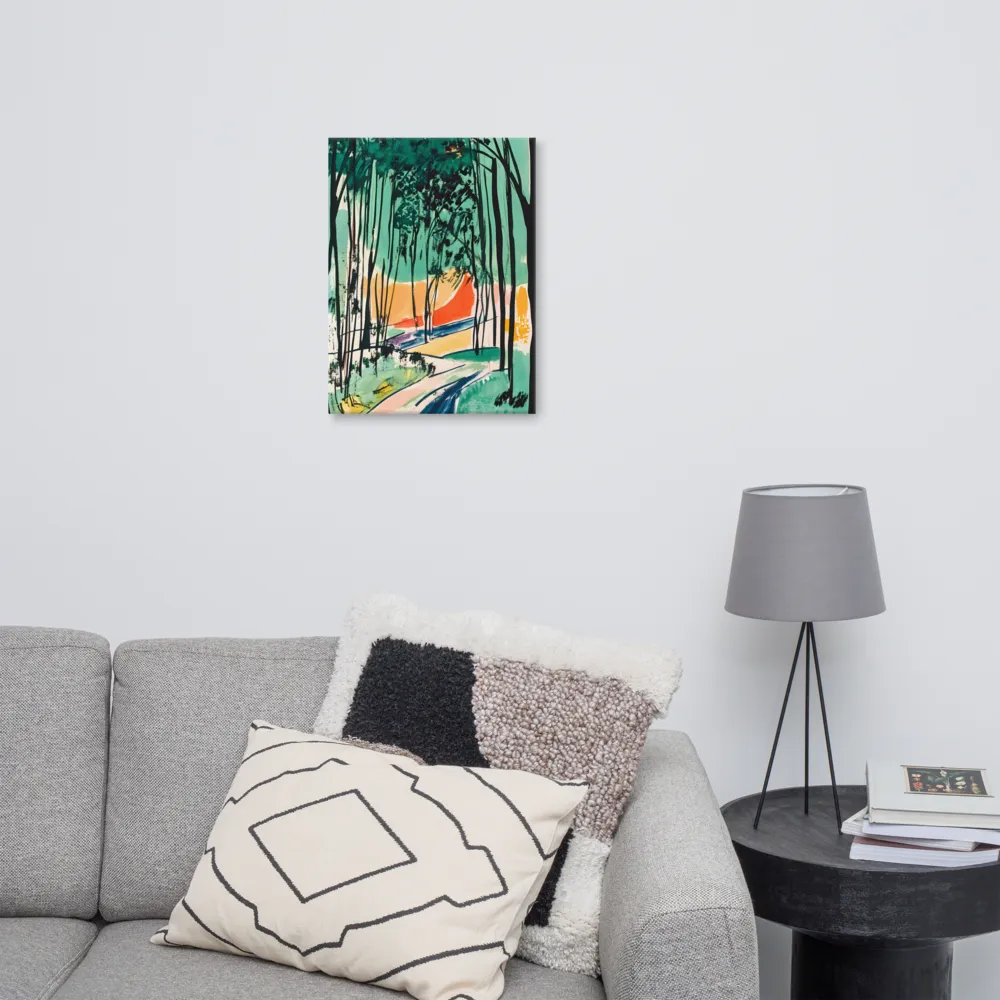 Winding Path Through the Forest | Canvas | 18″×24″
