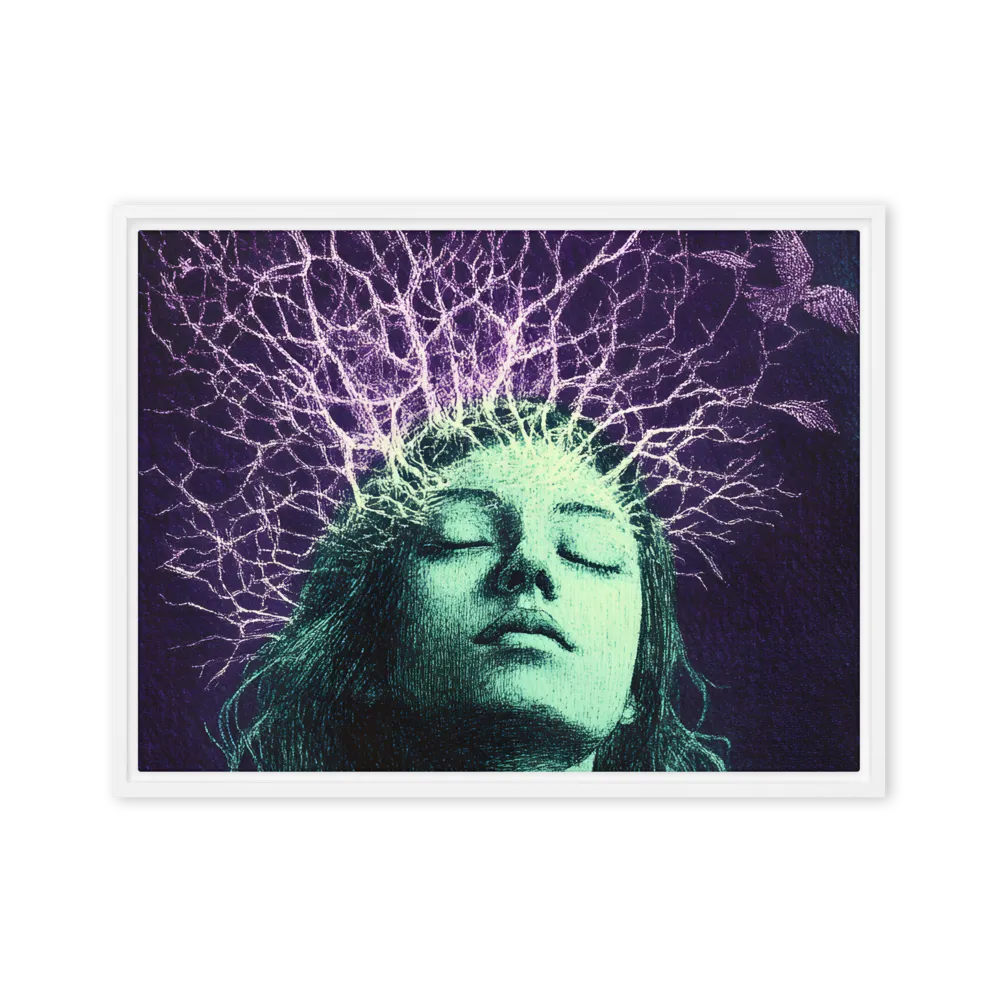 Whispers of Freedom | Canvas with White Frame | 18″×24″