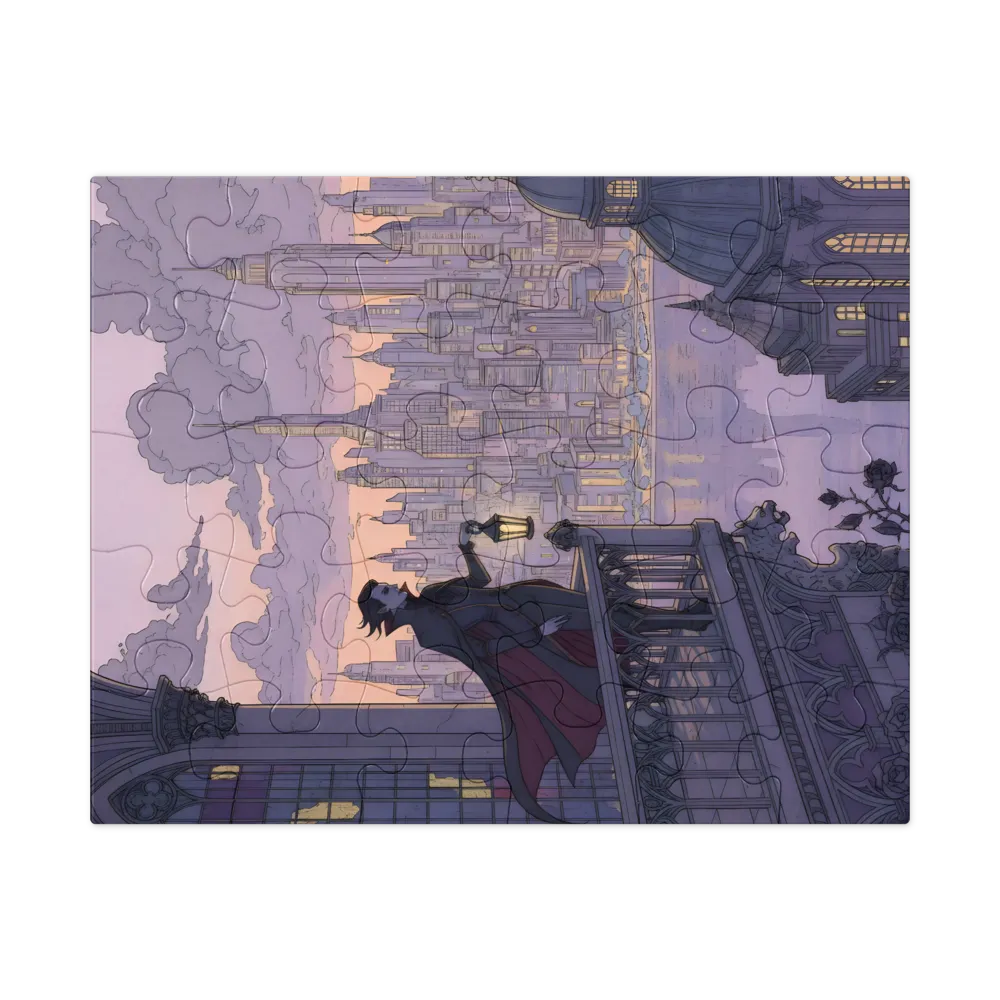 Twilight Sentinel 
 Jigsaw Puzzle in Tin Box