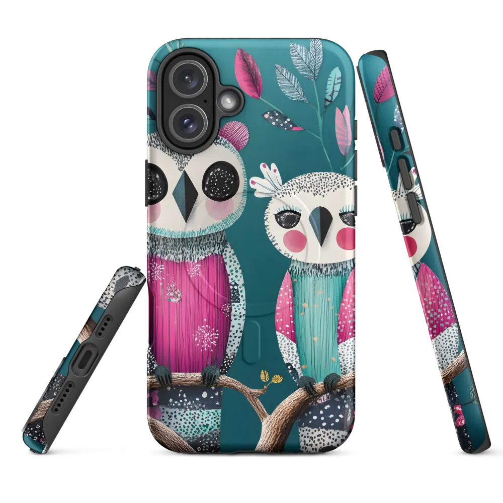 Whimsical Duo: A Celebration of Nature and Color