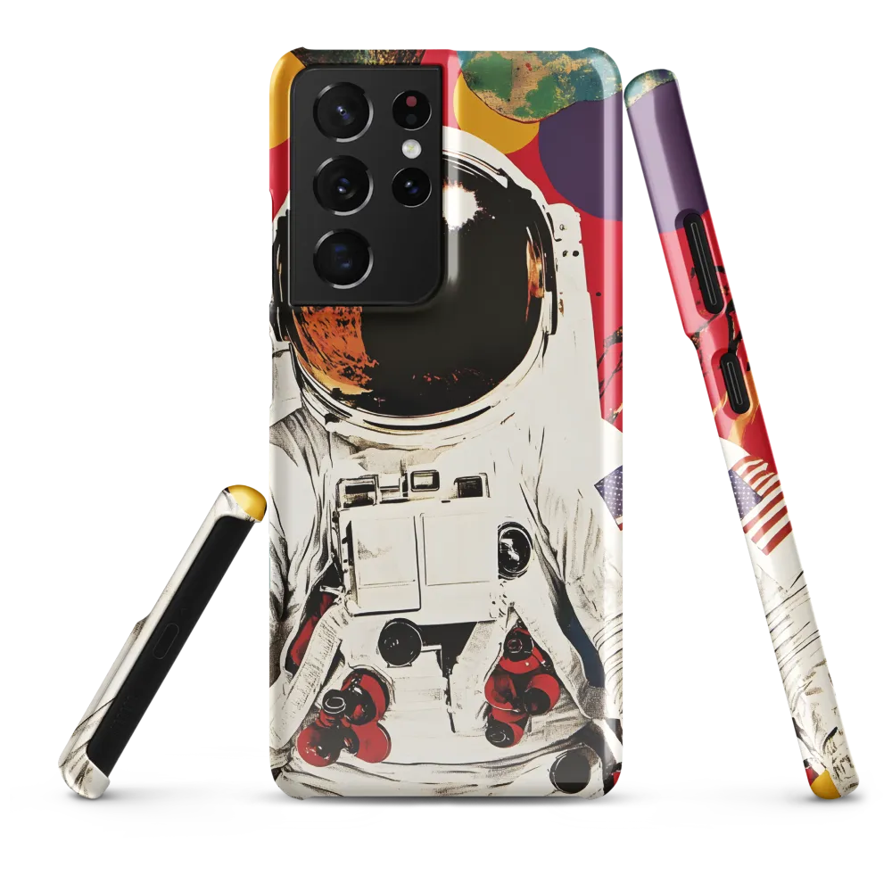 Cosmic Exploration: The Astronaut's Journey | Phone Case |  S21 Ultra | Snap Case | Glossy