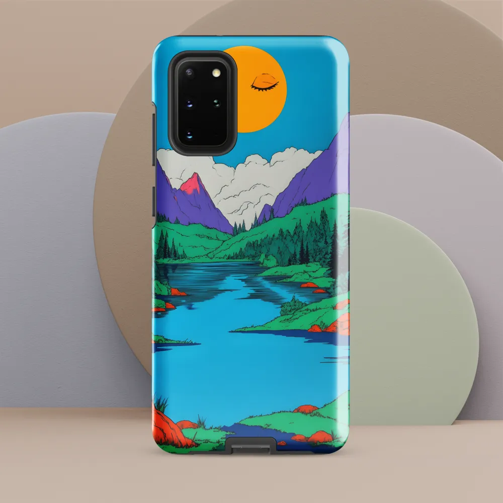Whimsical Serenity in Vibrant Colors