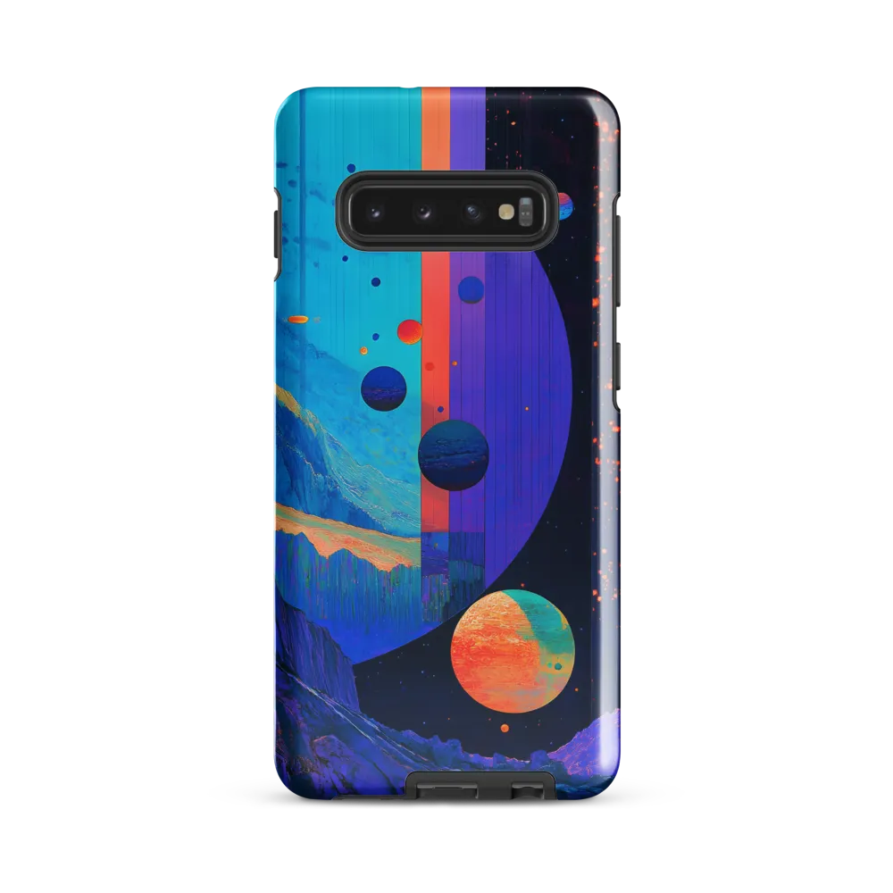 Celestial Harmony: A Surreal Exploration of Space | Phone Case |  S10 Plus | Tough Case | Glossy