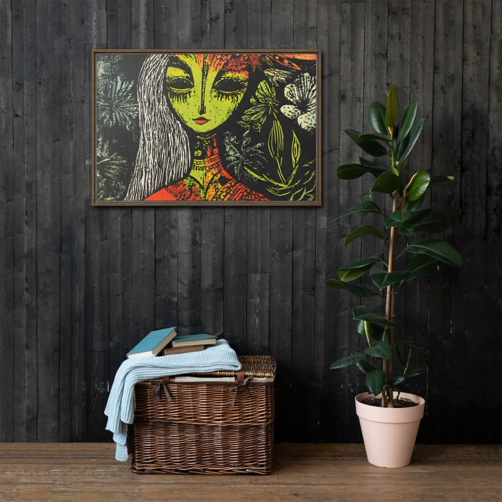 Mystical Flora: A Surreal Portrait