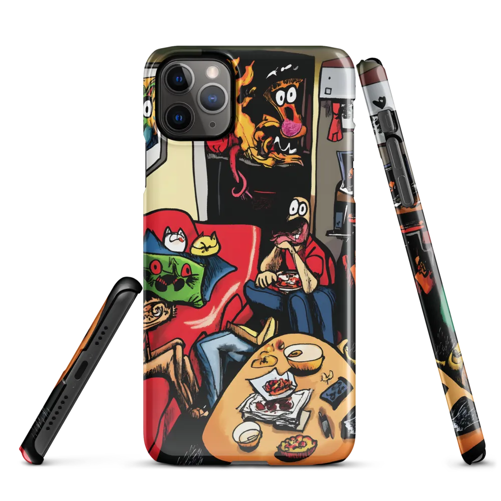 Whimsical Gathering in a Colorful Realm | Phone Case |  11 Pro Max | Snap Case | Glossy