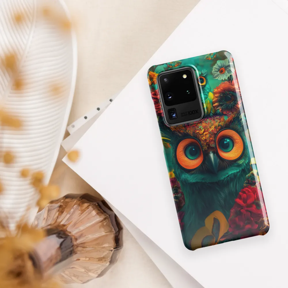 Majestic Harmony: The Floral Owl