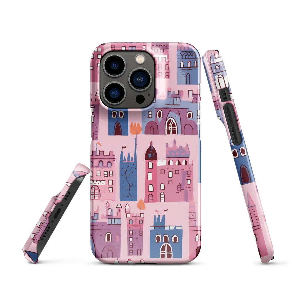 Whimsical Castles: A Playful Tapestry | Phone Case |  14 Pro | Snap Case | Glossy