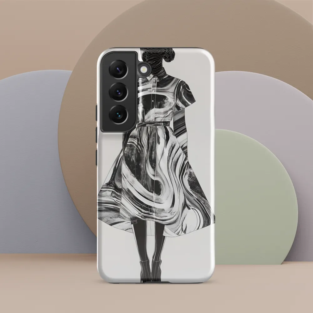 Whirls of Elegance: A Contemporary Fashion Design