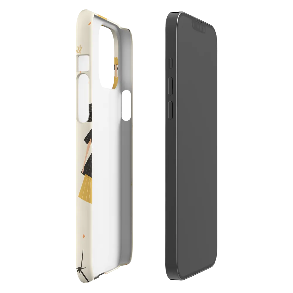 Whimsical Patterns of Nature and Femininity | Phone Case |  13 Pro Max | Snap Case | Matte