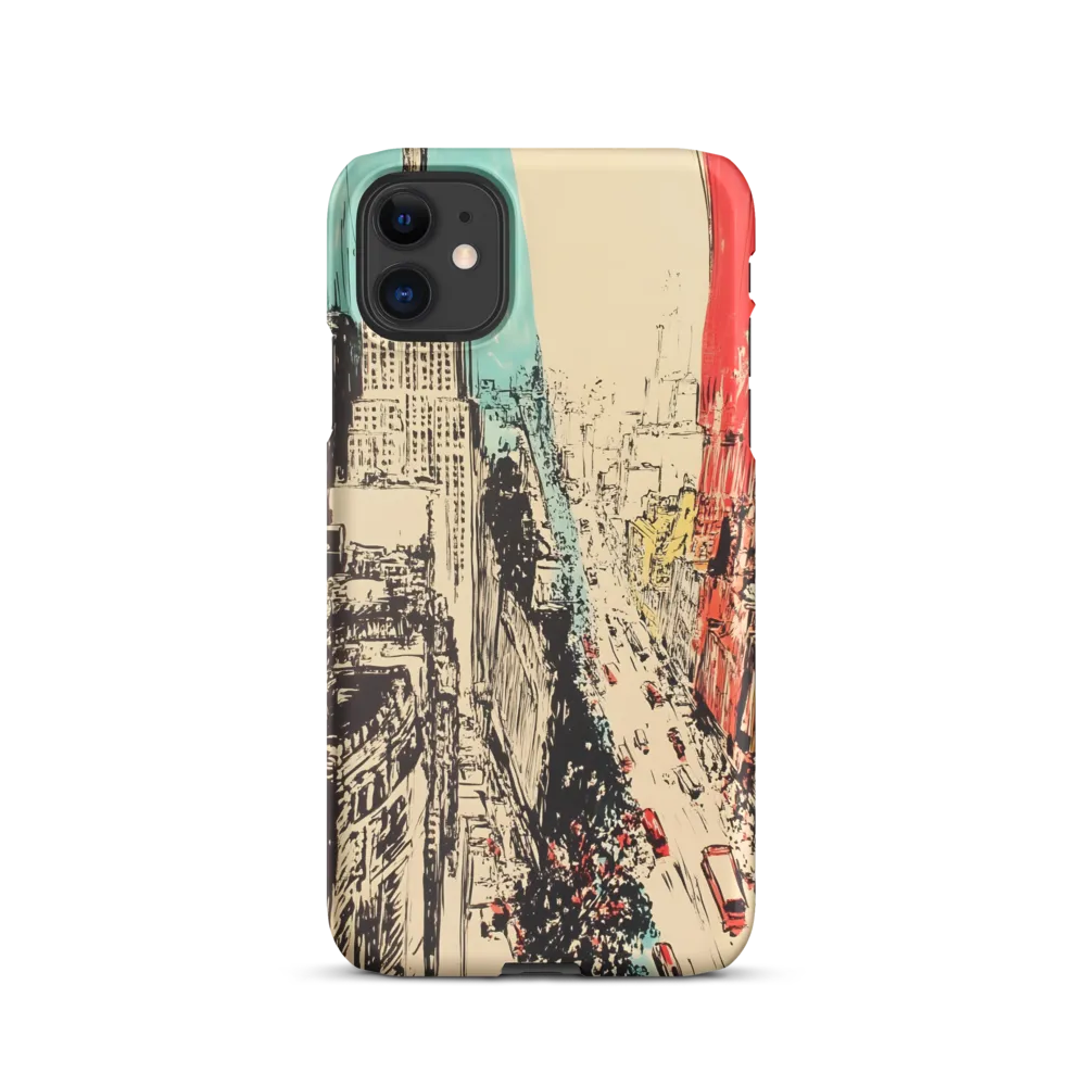 Dynamic Urban Symphony | Phone Case |  11 | Snap Case | Matte