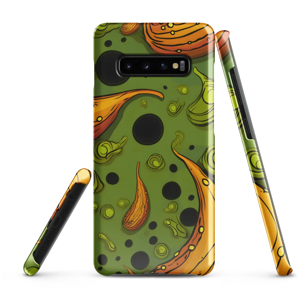 Whimsical Organic Patterns | Phone Case |  S10 Plus | Snap Case | Glossy