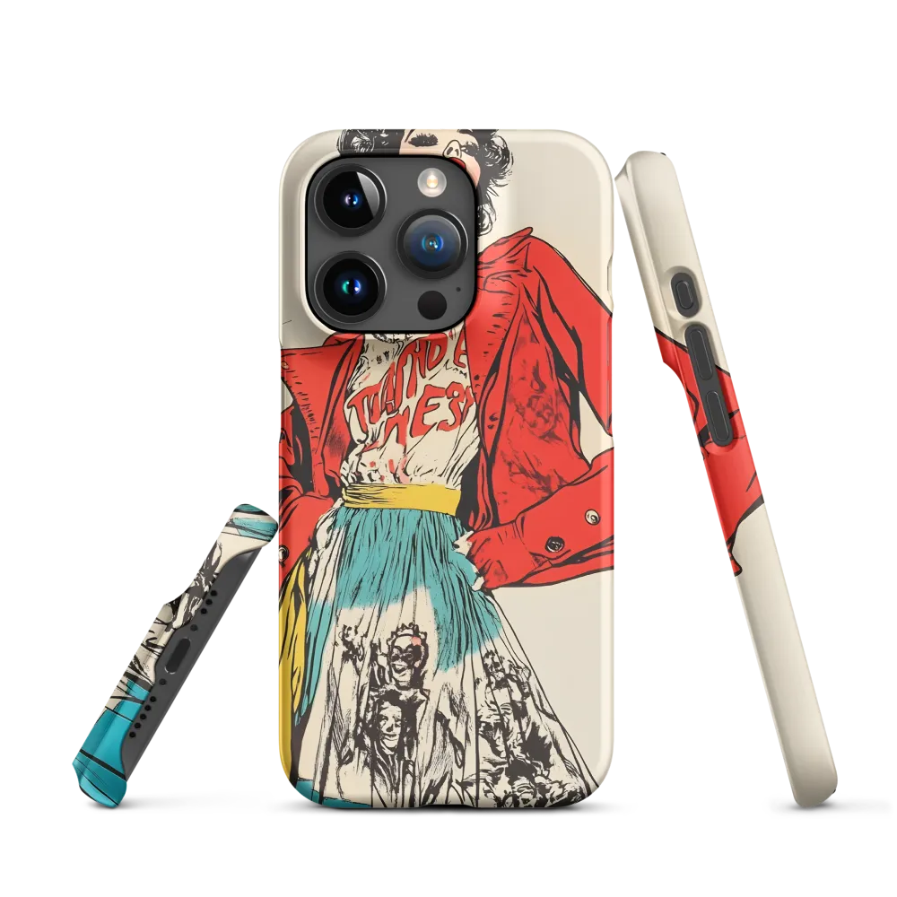 Vibrant Elegance: A Pop Art Fashion Statement