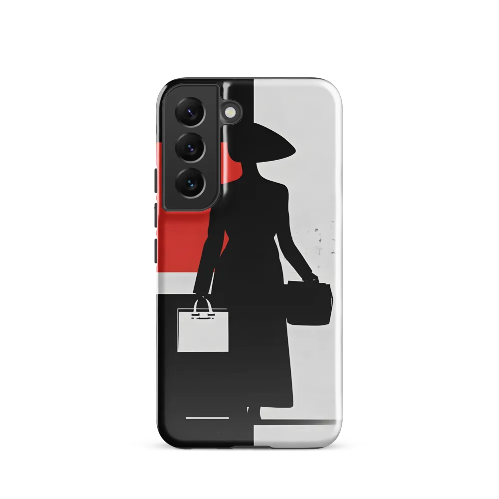 Silhouette of Elegance | Phone Case |  S22 | Tough Case | Glossy