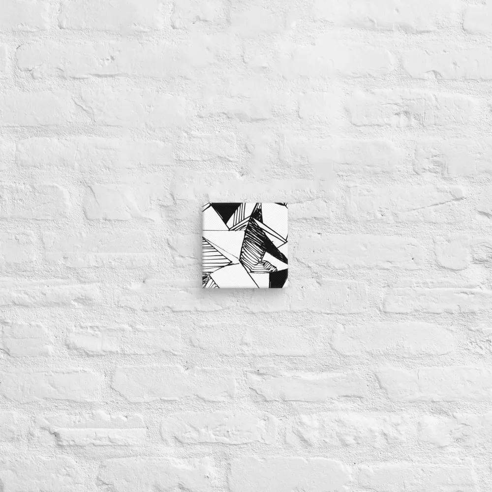 Dynamic Geometry in Ink | Canvas | 6″×6″
