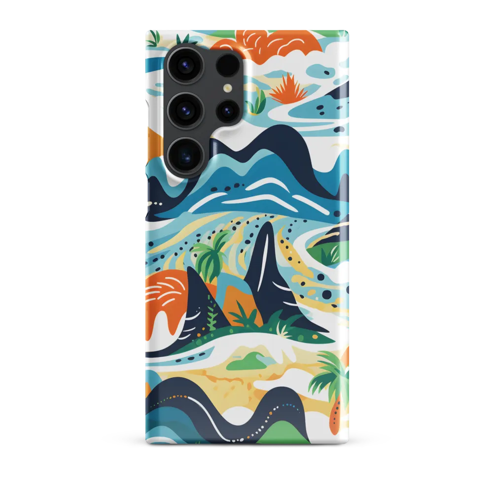 Abstract Tropical Landscape