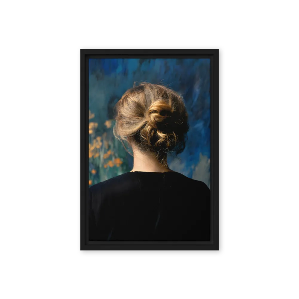 Whispers of Tranquility | Canvas with Black Frame | 12″×18″
