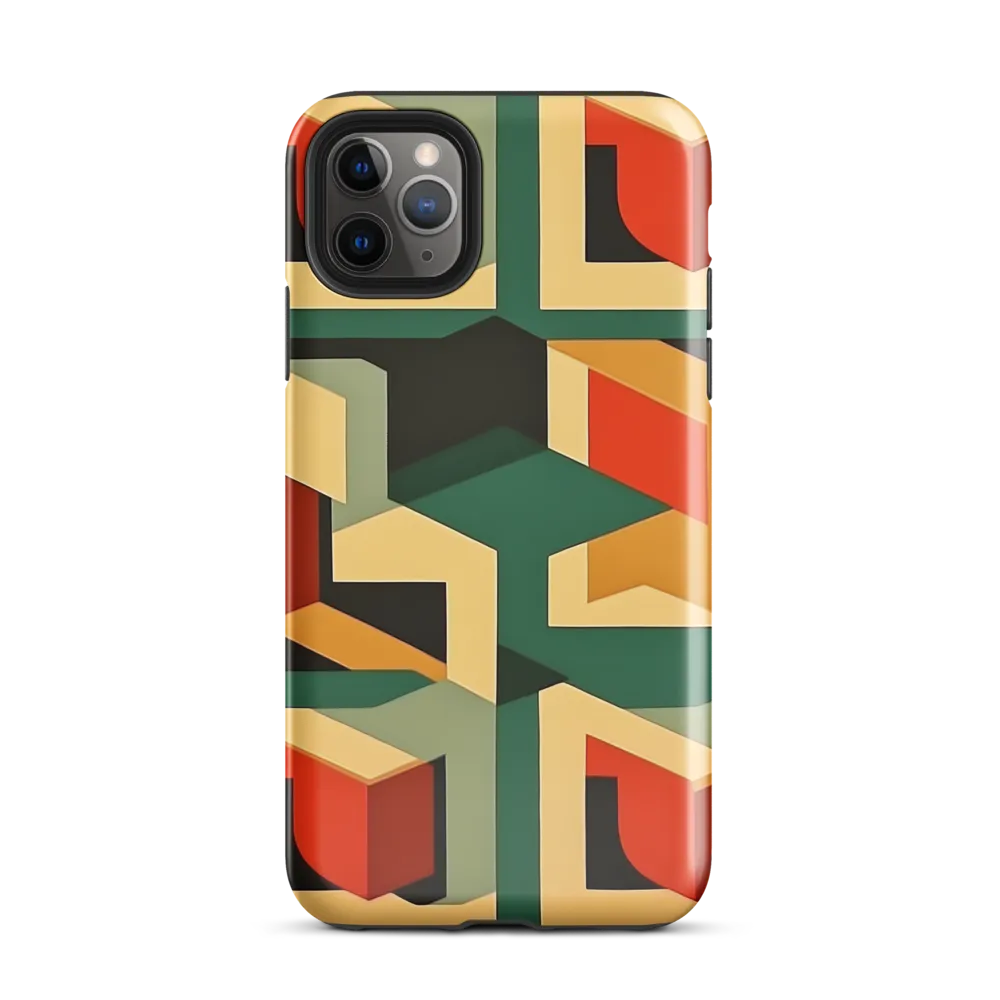 Dynamic Geometry: An Exploration of Form | Phone Case |  11 Pro Max | Tough Case | Glossy