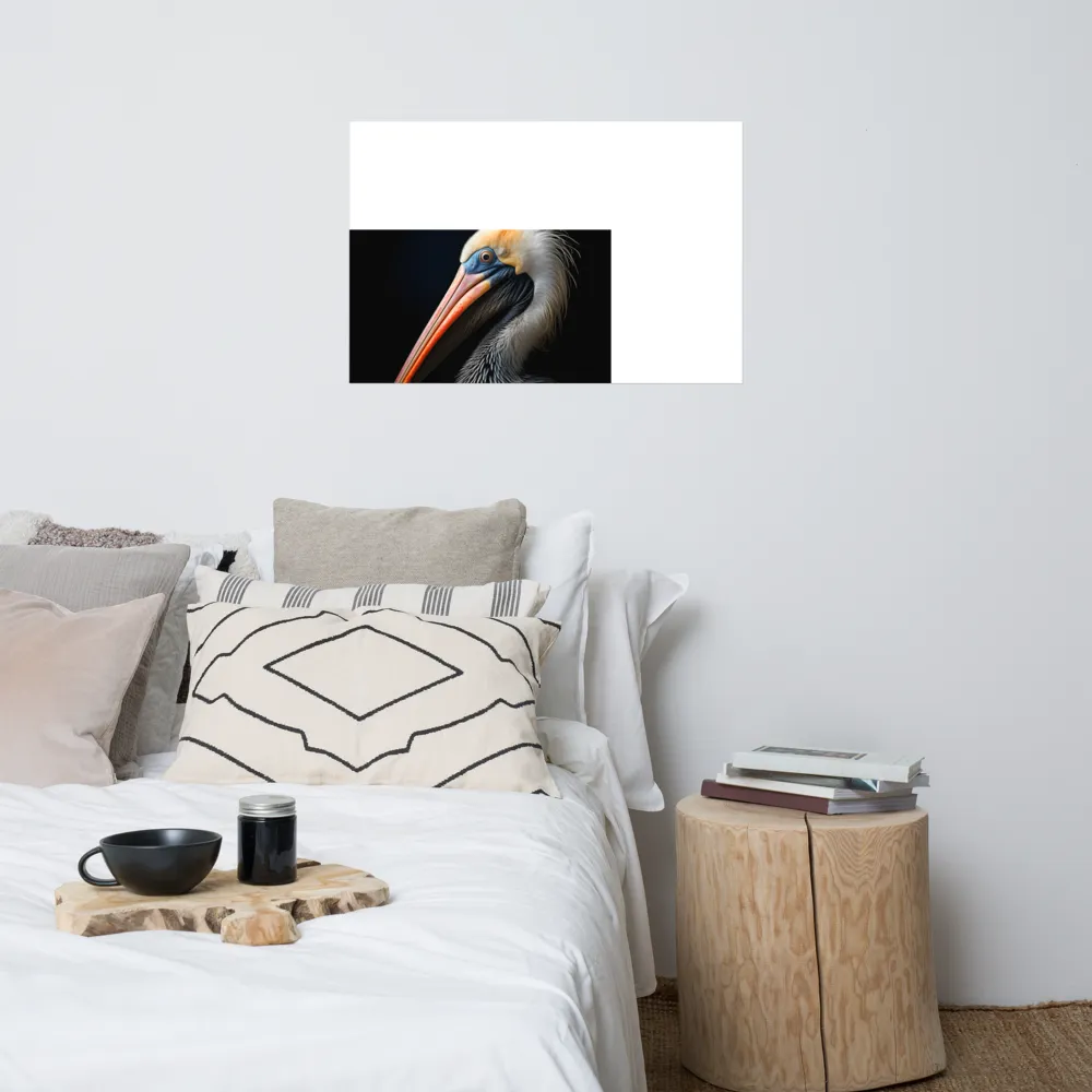 Majestic Portrait of a Pelican | Poster | 24″×36″