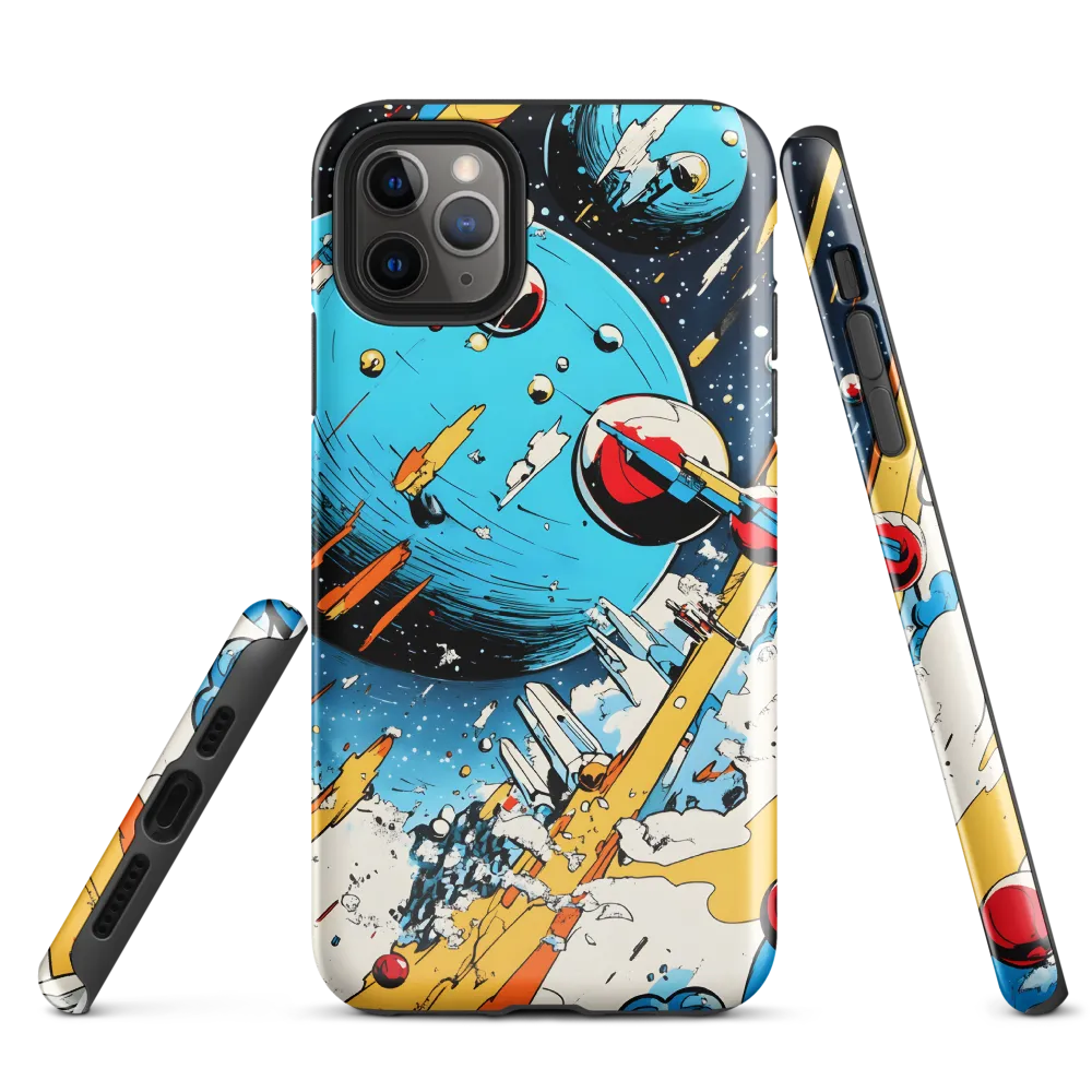 Cosmic Odyssey: A Journey Through Space | Phone Case |  11 Pro Max | Tough Case | Glossy