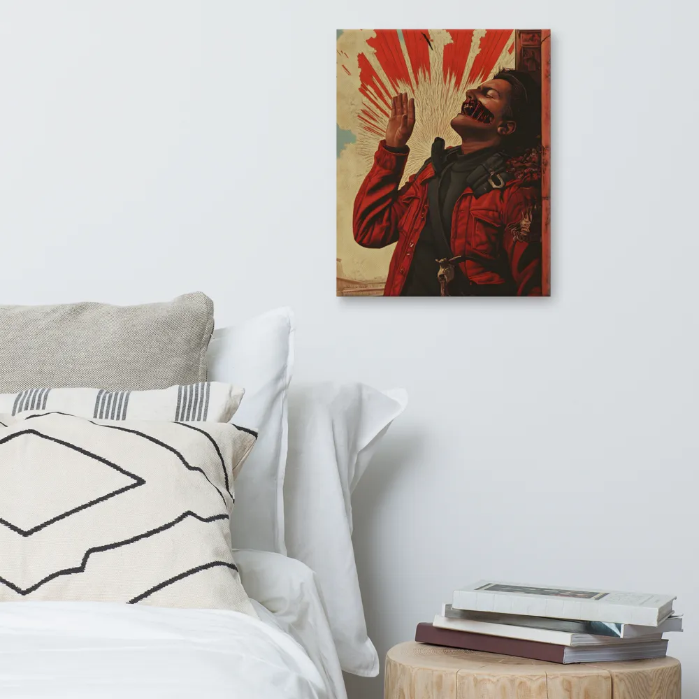 Defiant Echoes of Ruin | Canvas | 16″×20″